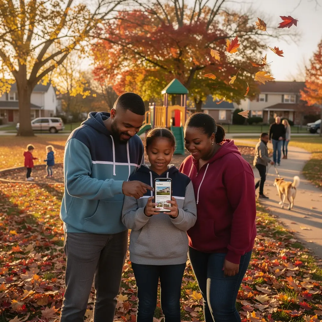 Doradca pomagający w wyborze odpowiedniego mieszkania do zakupu.