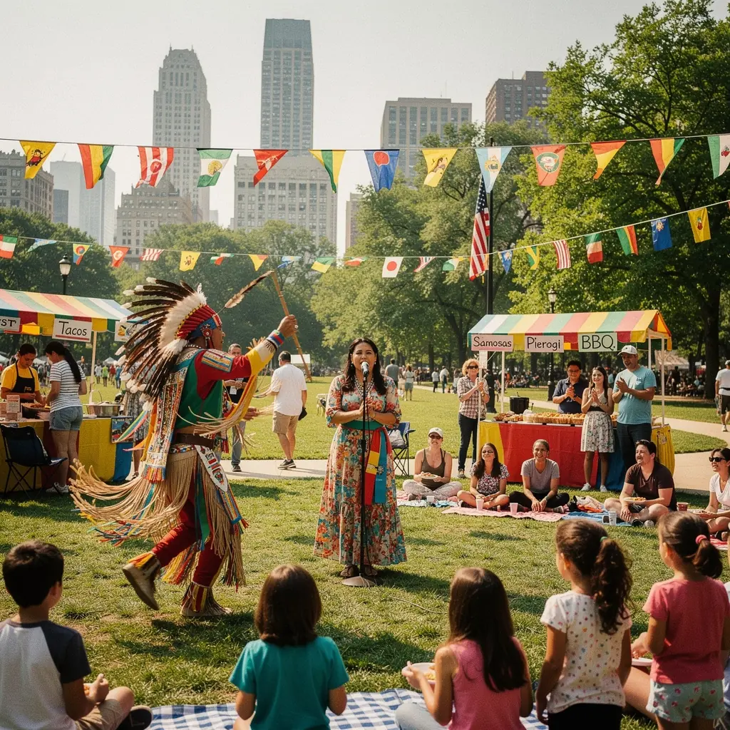 Plakat informacyjny o nadchodzących wydarzeniach kulturalnych w muzeum.